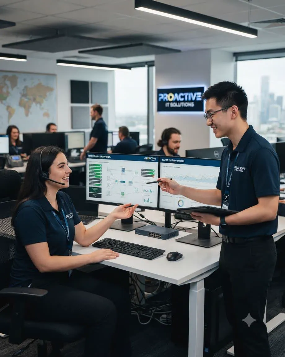An Australian IT and managed-services team