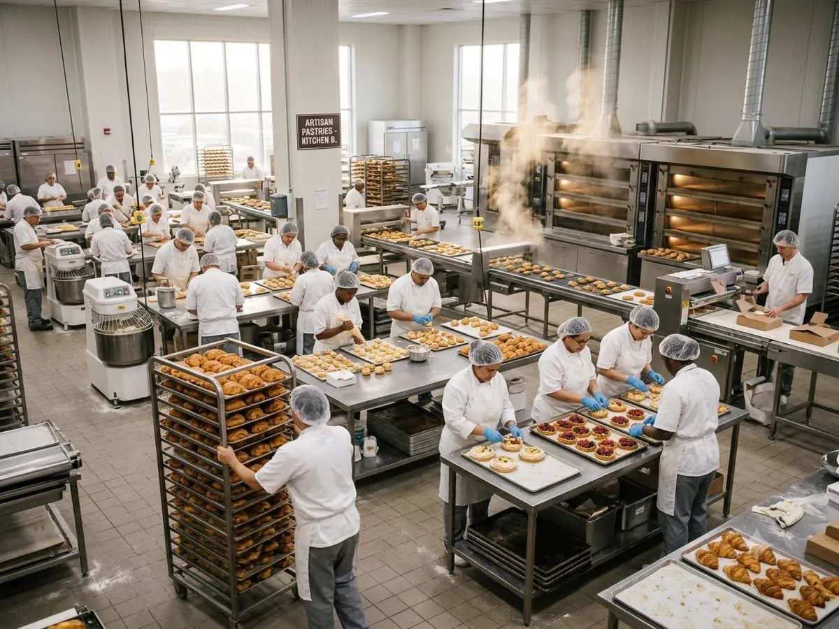 An Australian food and beverage manufacturing kitchen